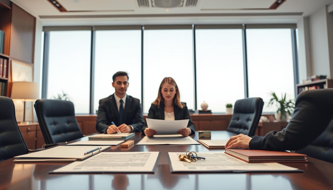 Real estate ownership transfer documents and closing confirmation